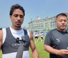 大连英博新援佩尼亚：我现在是百分百状态，能很好地帮助球队